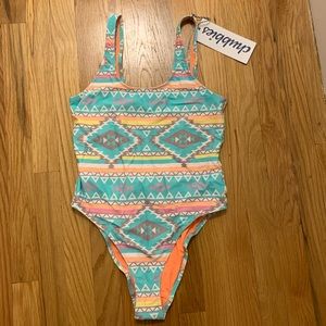 NWT Chubbies one piece swimsuit -size Medium